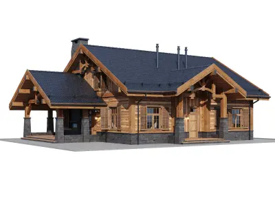 Eco wood v4 3D model