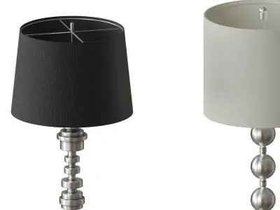 floor lamp set 02 3D model