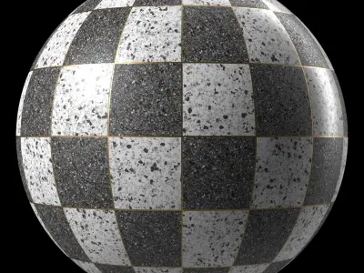 Terrazzo Materials 9- Tiling By Metal Gaps  Pbr 4k Seamless Texture