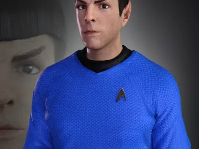 Kelvin Spock For G8M 3D model