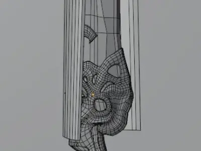 Stylish Dagger 3D Model 3D model