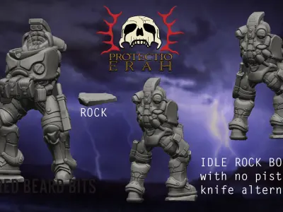 The Pacifiers soldier holding gun 3D print model