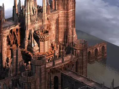 Magna Carter Fortress Extended 3D model