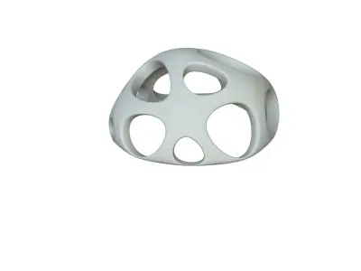 SciFi Cube Object No 52341 Low Poly Shape Low-poly 3D model