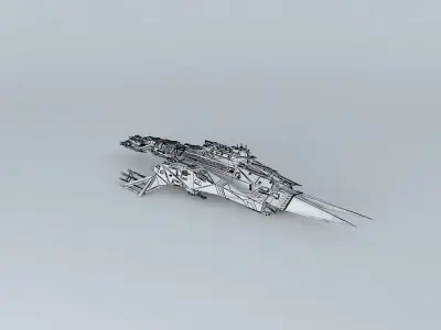 Trident Class Strike Cruiser SC225A-1 3D model