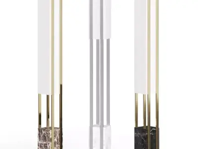 Ledevo Suitcase Totem Floor Lamps 3D model