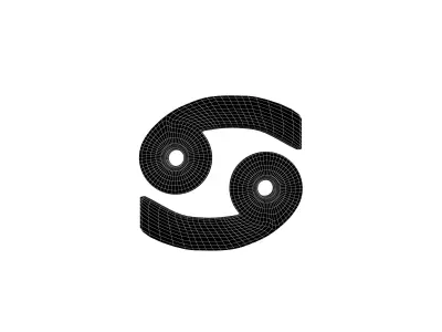 Cancer v2 007 Low-poly 3D model