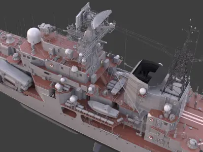  Sovremenny Class Type 956 Destroyer 