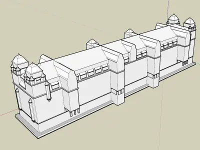Havnelager 3D  Free low-poly 3D model
