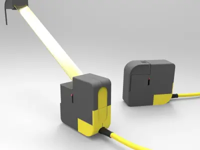 Metric Desk lamp Concept Free 3D model