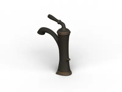 Oil-Rubbed Bronze Faucet 3D model