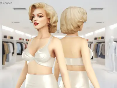  Marilyn Monroe A Pose Bikini Statue 