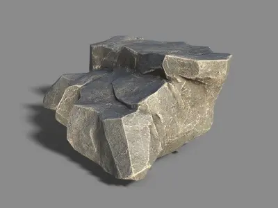 Mountain Rock 01 Low-poly 3D model purchase