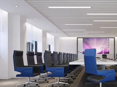 Room Company Modern Meeting 3D model