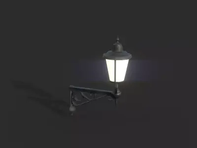 Wall Lamp 1 Low-poly 3D model