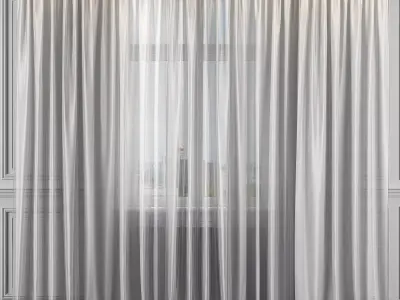 Curtain Set 332 3D model