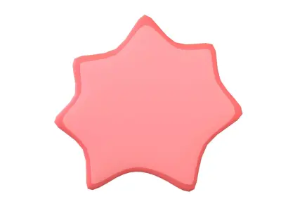 Speech Balloon v32 003 Low-poly 3D model