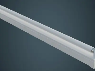 Fluorescent Bulb 3A Low-poly 3D model