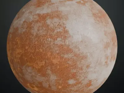 Galvanized Scratches Rust PBR Seamless Texture