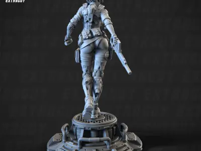GDI Karen 100mm and 32mm 3D print model