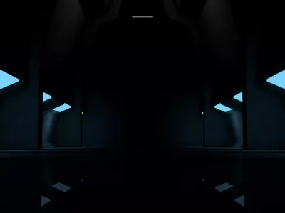 Sci Fi Interior 3D model