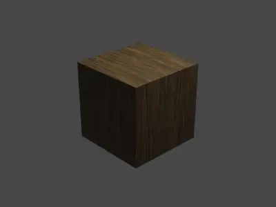 Peruvian Walnut Wood Texture 3D model