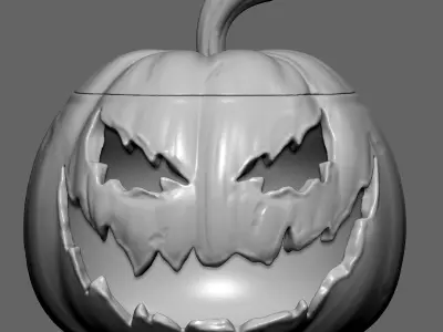 PUMPKIN CANDY HOLDER 3D print model