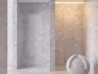 Marble wall 15 3D model