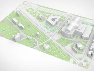 The Grand Palace France 3D model