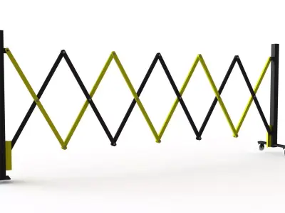 Expandable gate Barrier 3D model