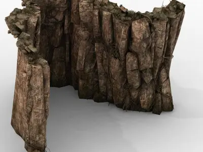 Brutal tribes - Mountain 03 3D model