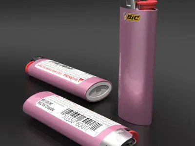 Bic Lighter 3D print model