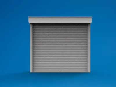 Roll Up Door Industrial 3D print model