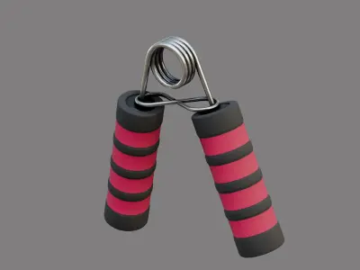 Hand Gripper Strengthener Low-poly 3D model