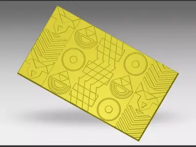 WALL ART 3D model 6