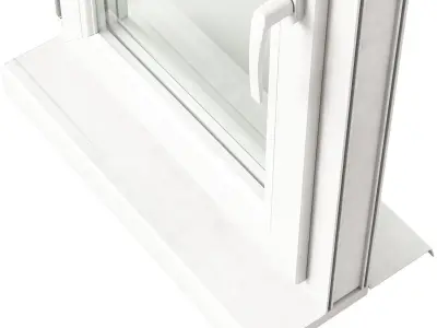 Double Glazed Window VOL 01 3D model