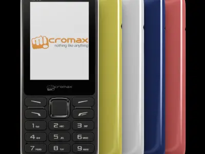 Micromax X245 Low-poly 3D model