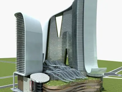 Cityscape 14 3D model