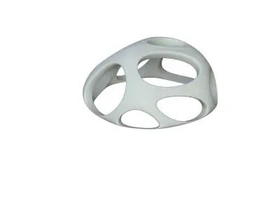 SciFi Cube Object No 57138 Low Poly Shape Low-poly 3D model