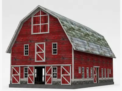 Barnhouse Farmhouse 3D model