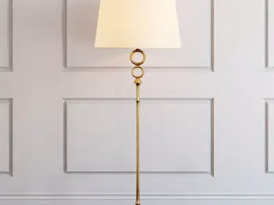 Aerin bristol floor lamp 3D model