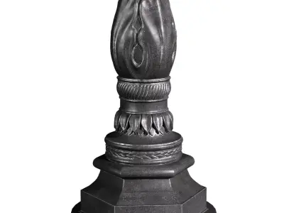 Classical Outdoor Garden Lamp Lantern 3D model