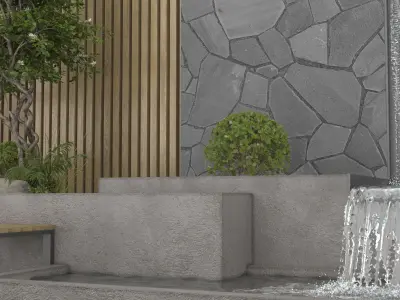 Landscape Furniture 2 3D model
