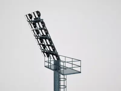 Stadium light box 3D model