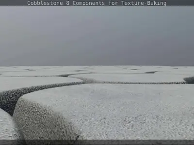 Cobblestone 8 Components for Texture-Baking Texture