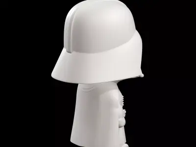 Darth Vader Star Wars Chibi Style Figure 3D print model