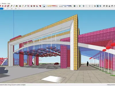 Sketchup Entrance B5 3D model