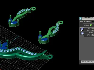 Half set 0068 3D print model