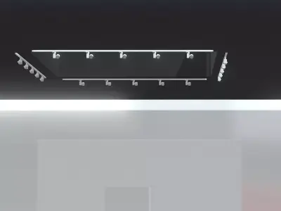 VR Square Room 001 Realistic 3D model