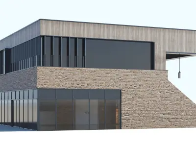 Restaurant Building 3D model